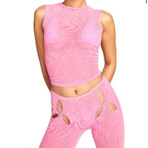 I.AM.GIA pink Amina top and pants set